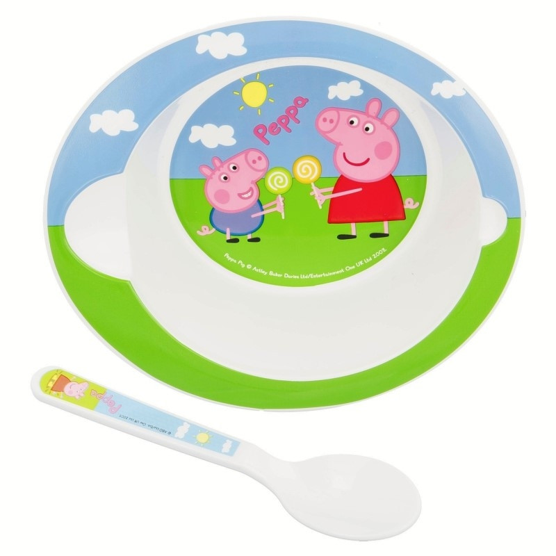 PLASTOVÝ  SET PEPPA PIG  baby 2-dílný