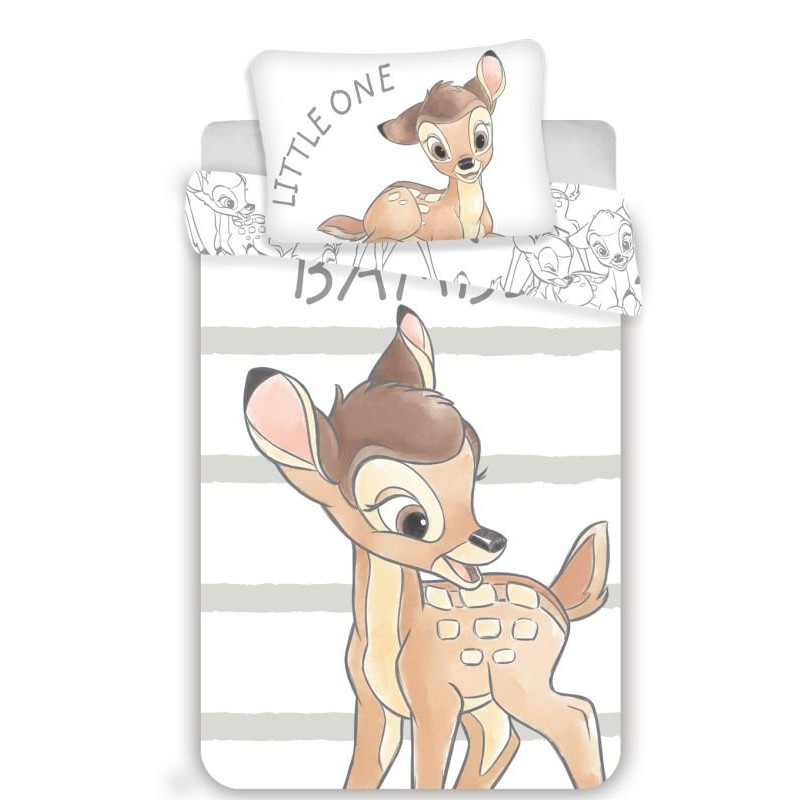 Povlečení do postýlky Bambi stripe baby