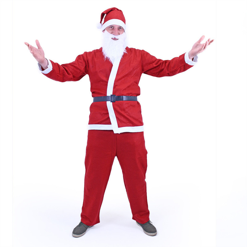 Kostým Santa Claus (bez vousů) pro dospělé