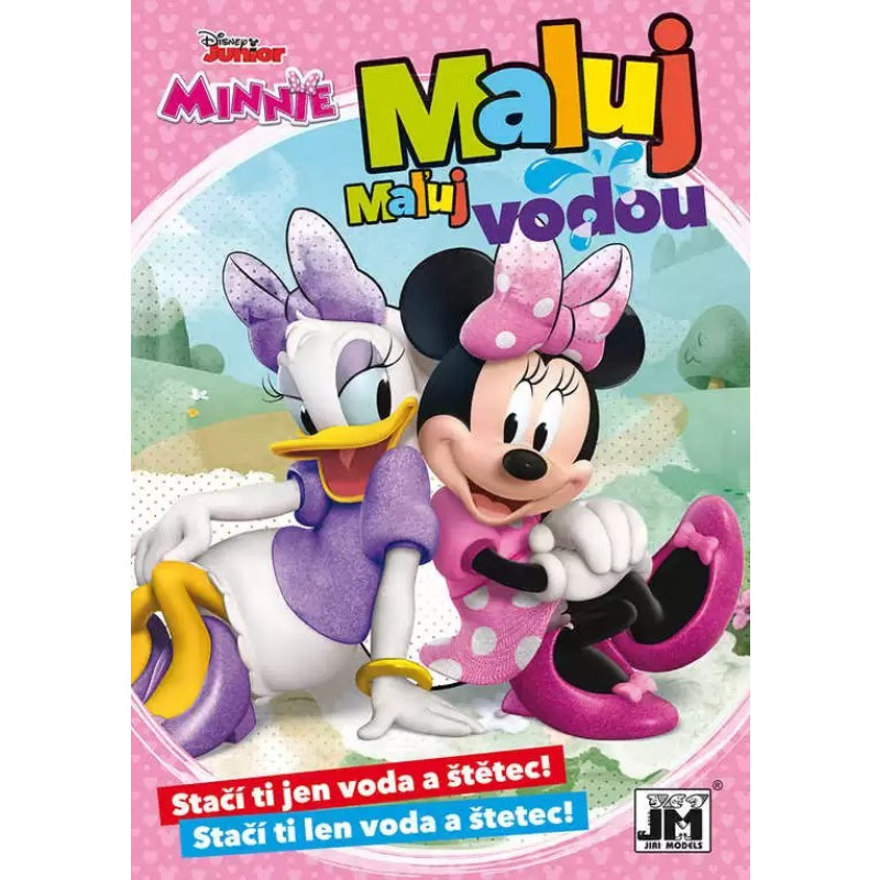 Omalovánka A5 Maluj vodou Minnie