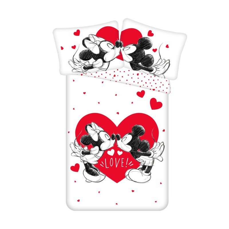 Povlečení Mickey a Minnie Love