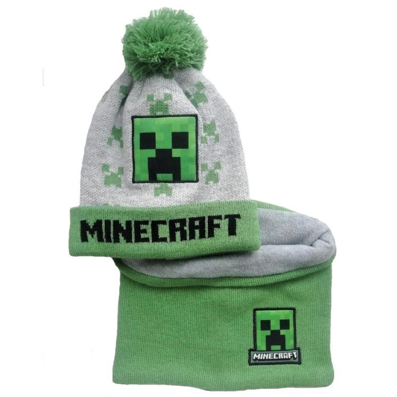 Čepice a nákrčník Minecraft