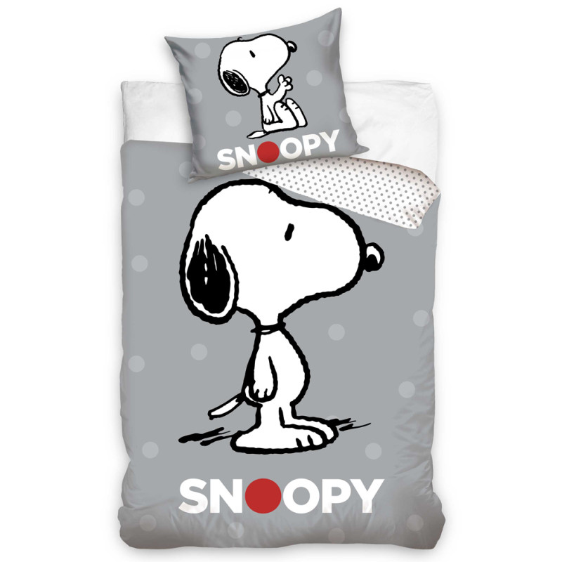 Povlečení Snoopy Grey