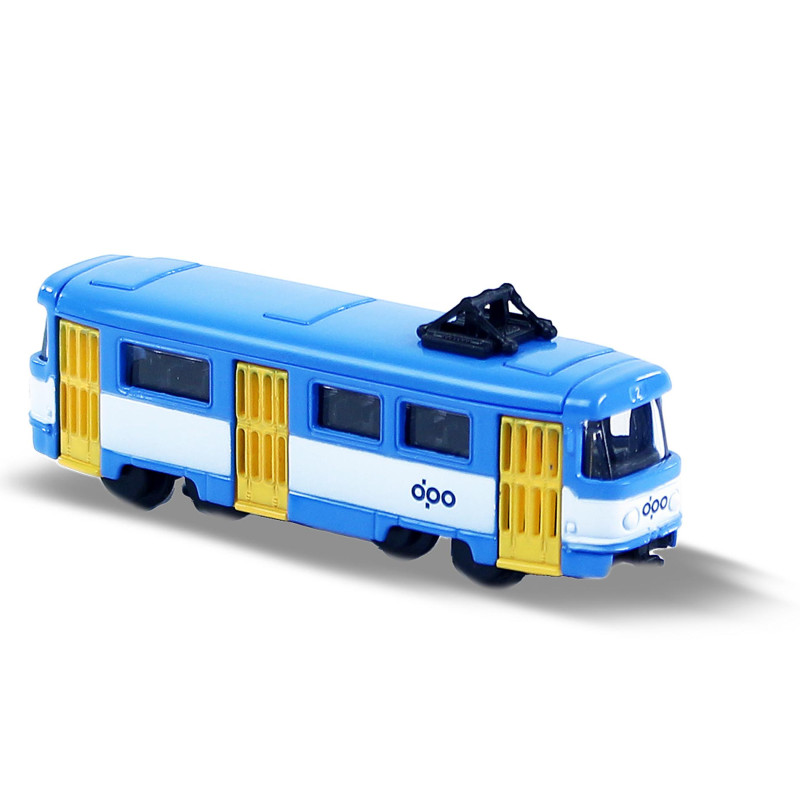 Tramvaj kovová mini DPO Ostrava 8.5 cm