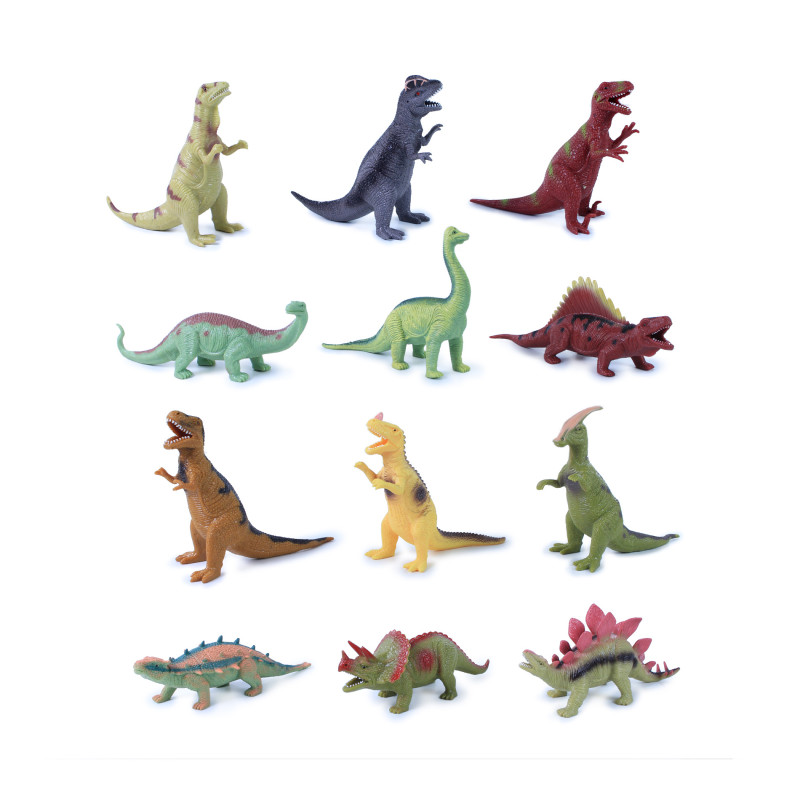 Dinosaurus měkké tělo 20 - 22 cm 12ks