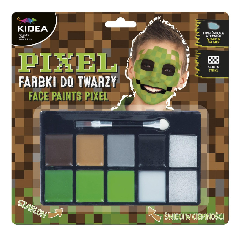 Barvy na obličej MINECRAFT