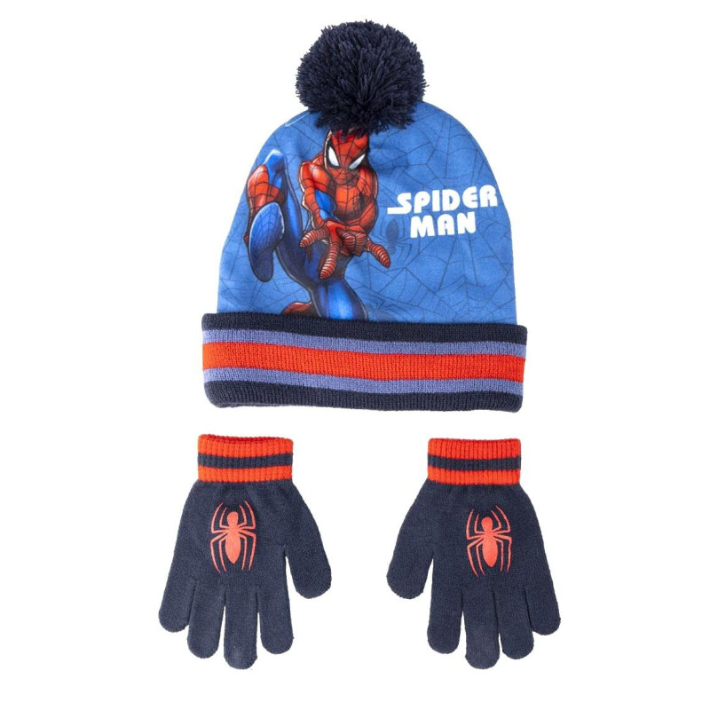 Čepice a rukavice Spiderman