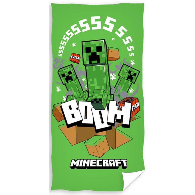 osuška Minecraft Creeper Boom