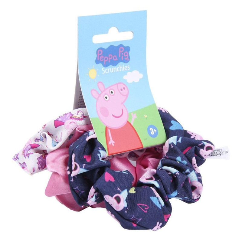 SADA 3 KS GUMIČKY DO VLASŮ PEPPA PIG var.5