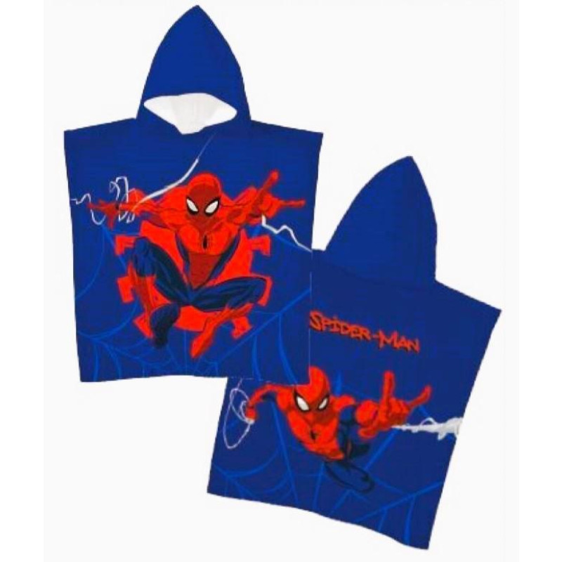 Pončo SPIDERMAN modrá