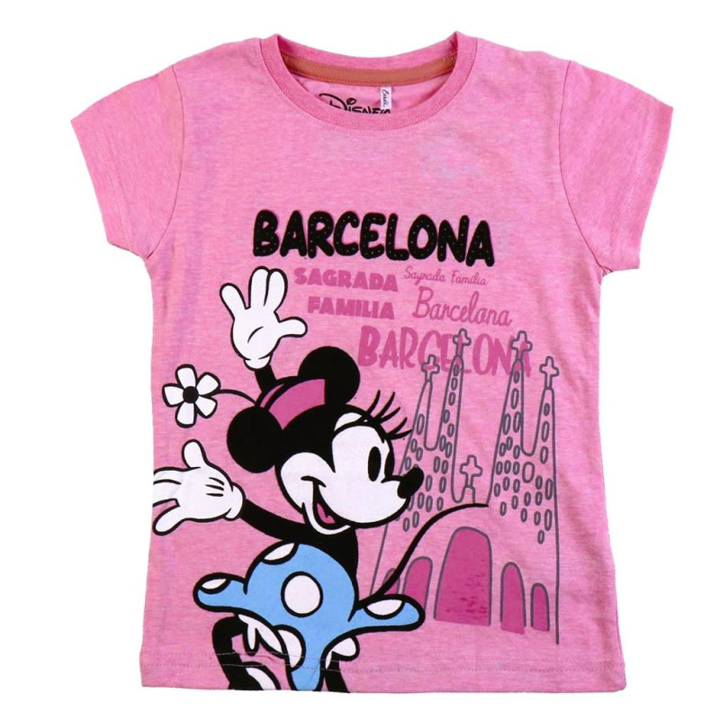 TRIČKO MINNIE Barcelona růžová