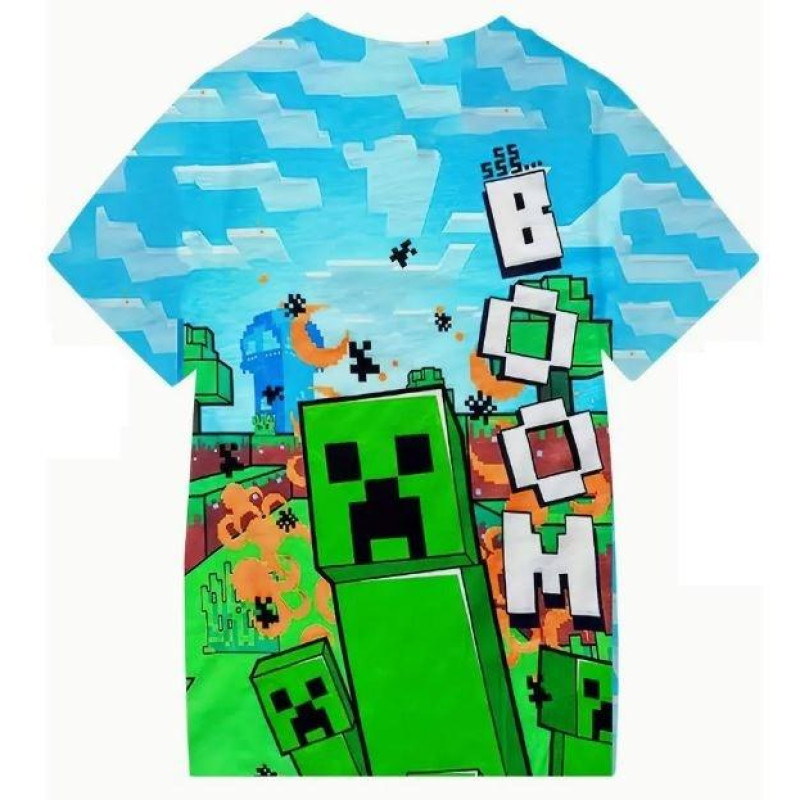 Triko Minecraft Creeper Boom