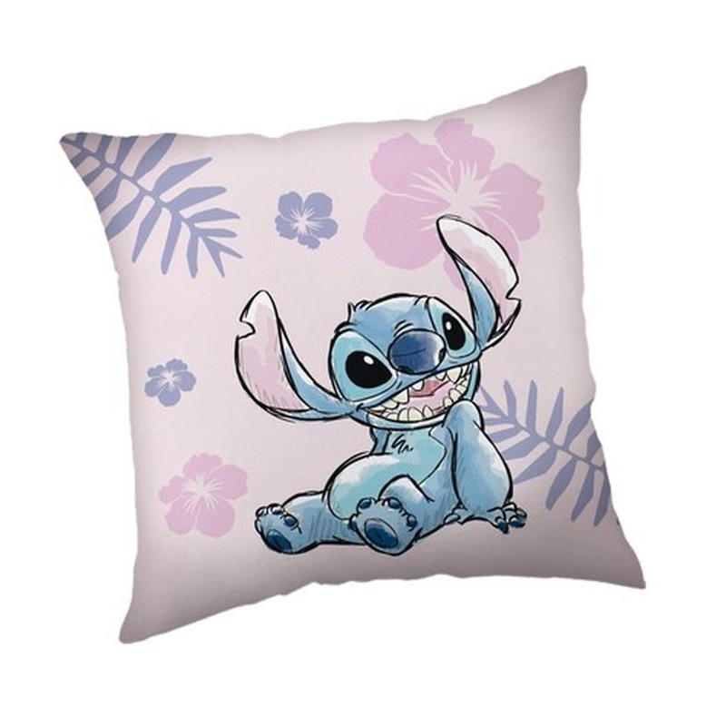 Mikroplyšový polštářek Lilo and Stitch Pink