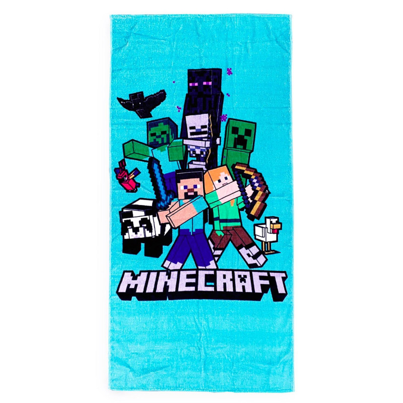 Osuška Minecraft blue