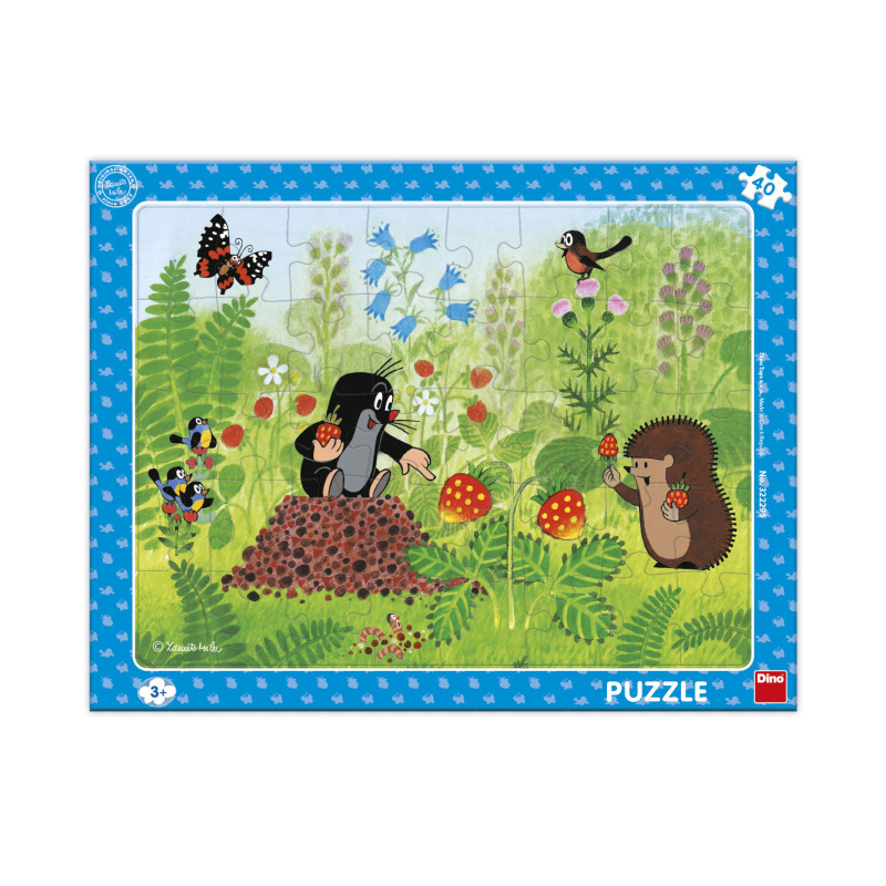 Puzzle Krtek a Jahody deskové 40