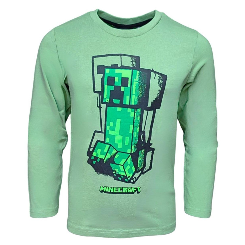 Tričko Minecraft Creeper zelená