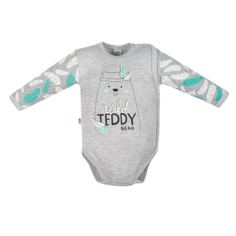 Body s bočním zapínáním New Baby Wild Teddy