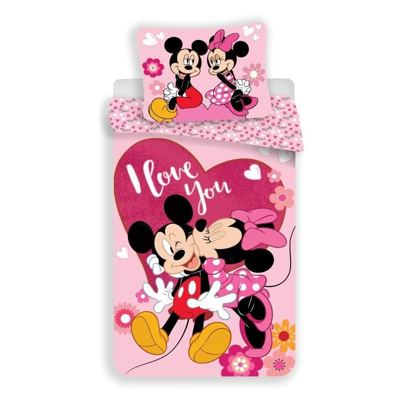 Povlečení Mickey a Minnie Kiss