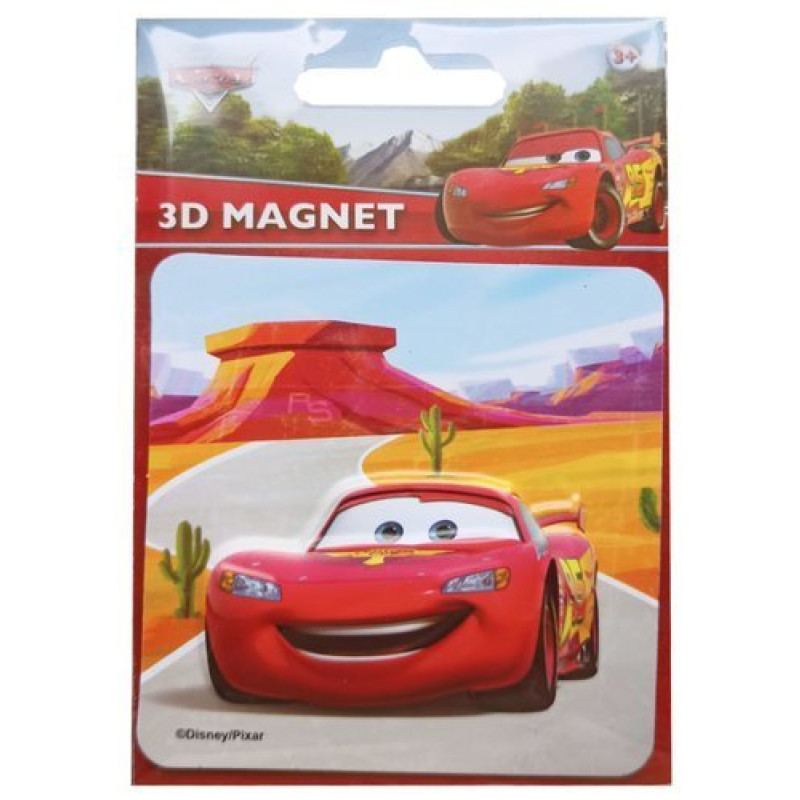 Magnetky 3D Disney Cars 9x13 cm