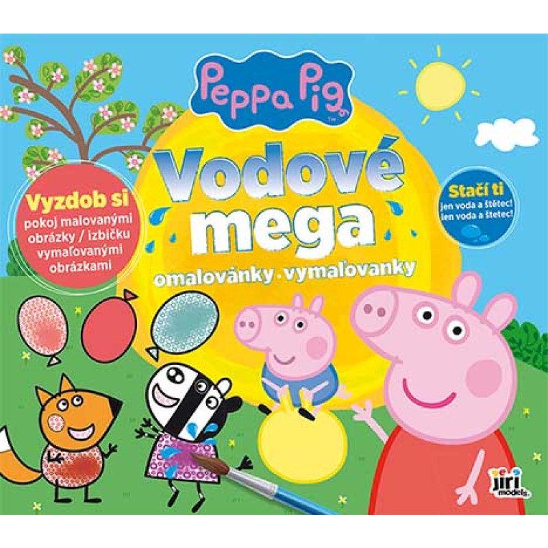 Omalovánka vodová mega Peppa Pig