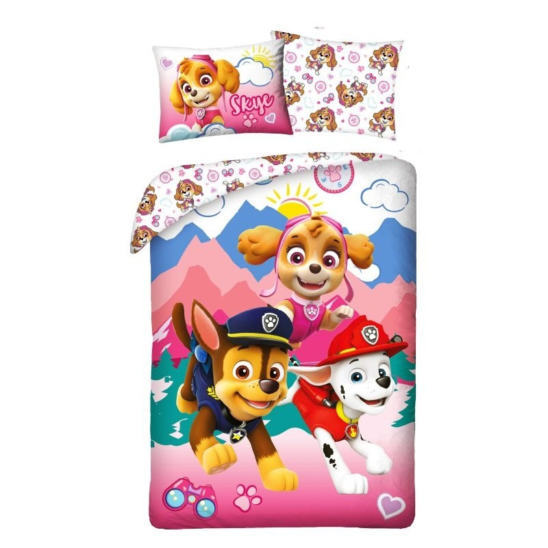 Povlečení Paw Patrol pink