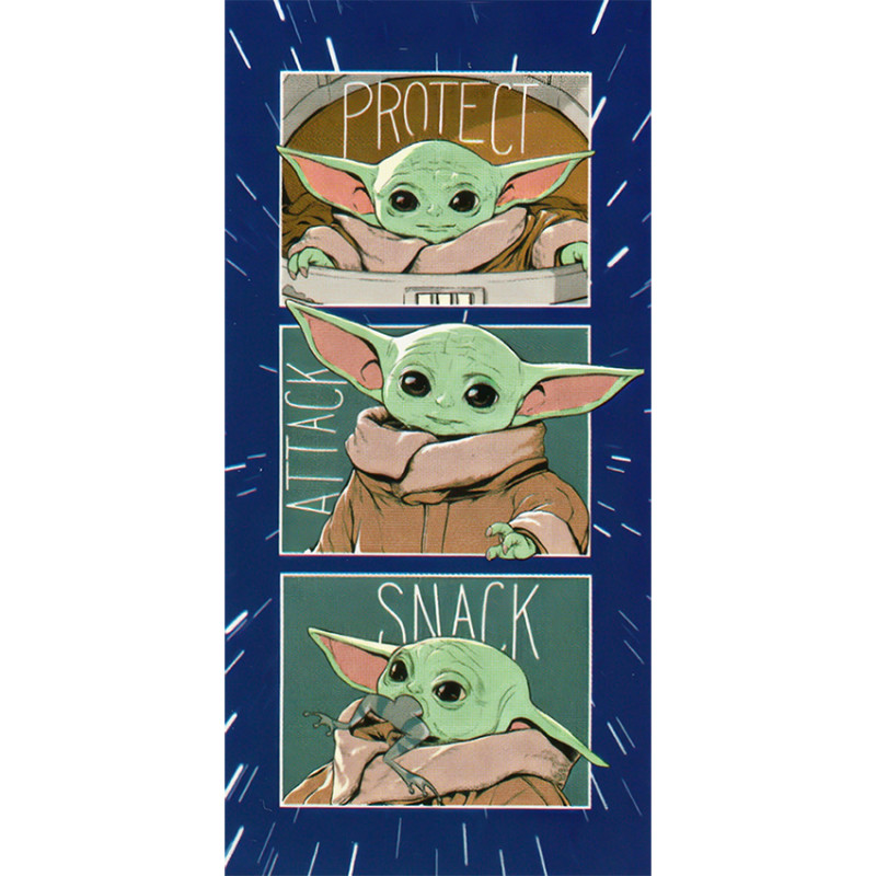 Osuška Star Wars Baby Yoda Snack