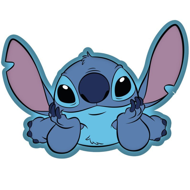 Tvarovaný mikroplyšový polštářek Lilo and Stitch